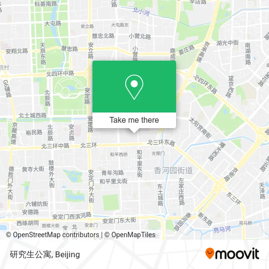 研究生公寓 map