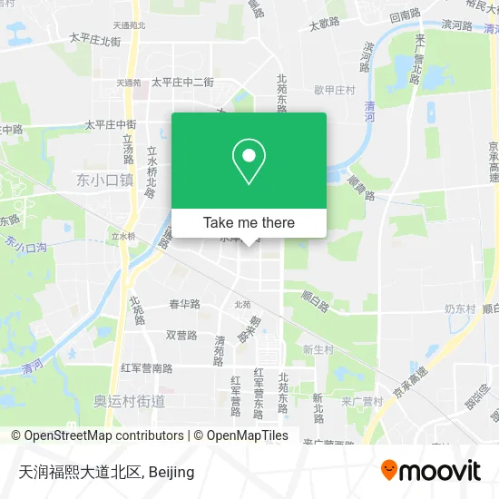 天润福熙大道北区 map