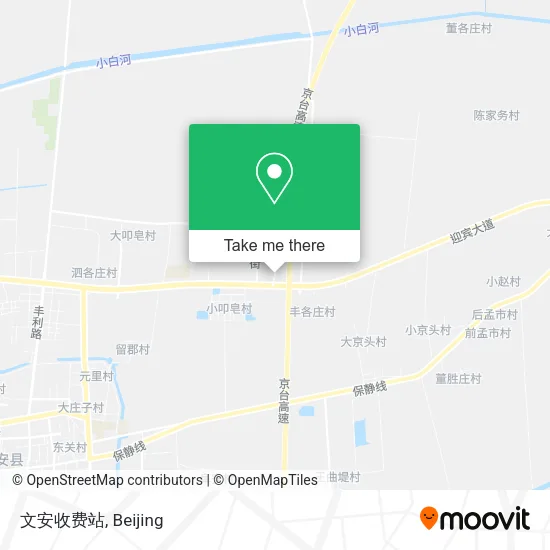 文安收费站 map