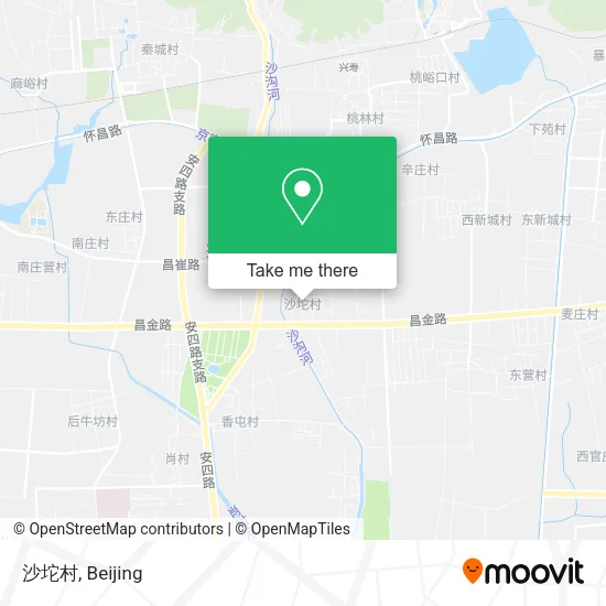 沙坨村 map