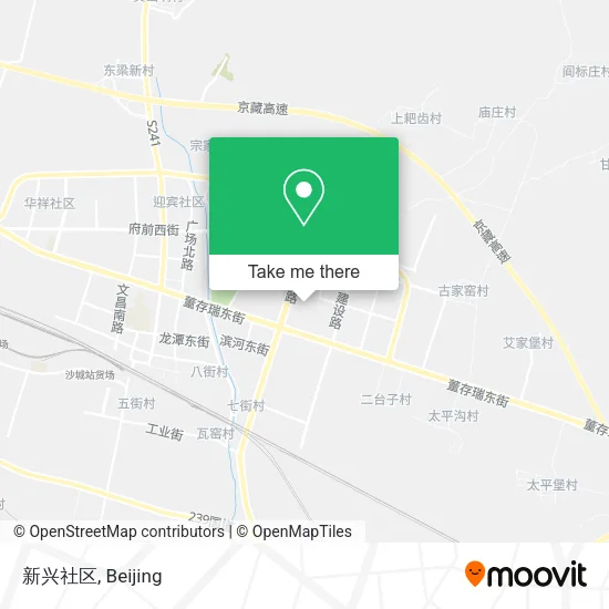 新兴社区 map