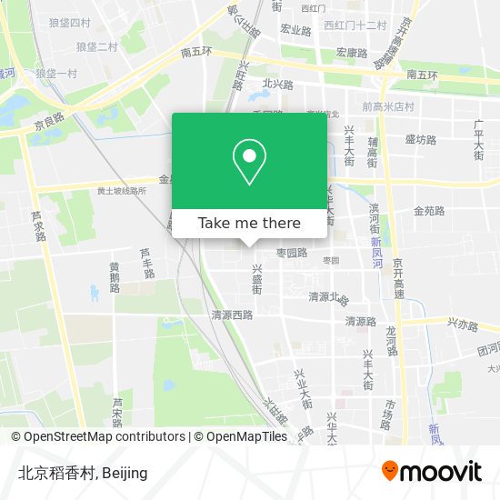 北京稻香村 map