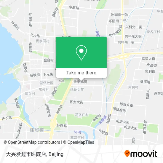 大兴发超市医院店 map