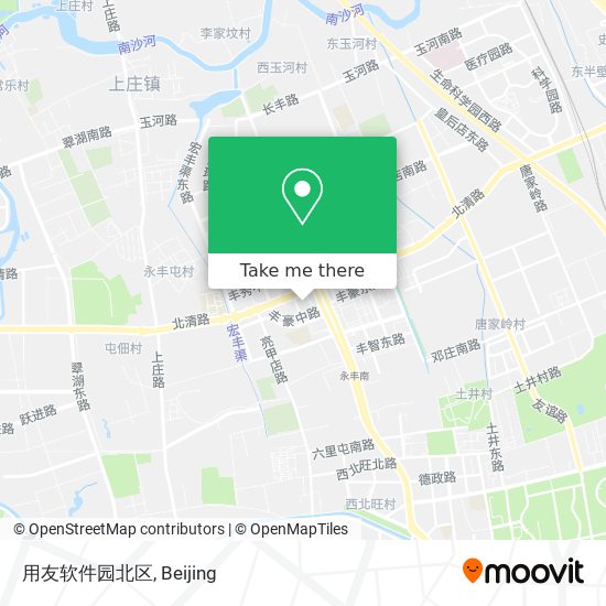 用友软件园北区 map