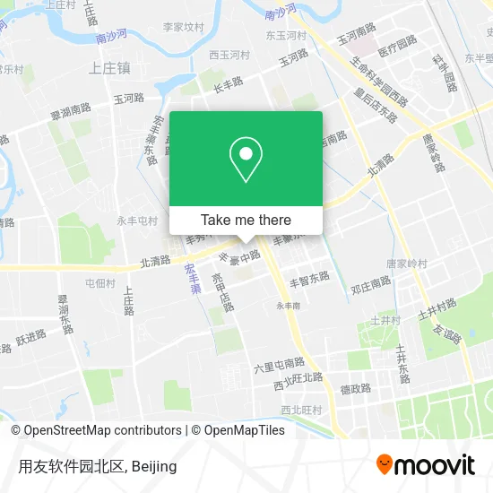 用友软件园北区 map