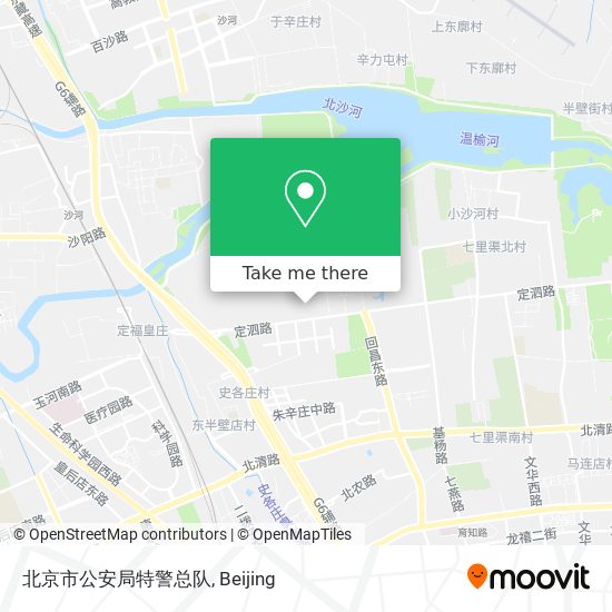北京市公安局特警总队 map