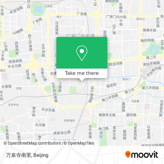 万泉寺南里 map