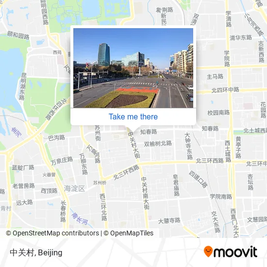 中关村 map