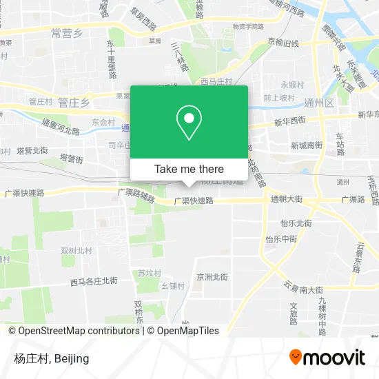 杨庄村 map