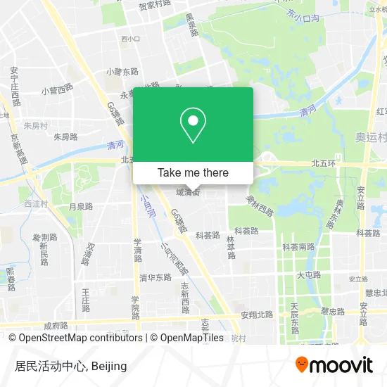 居民活动中心 map