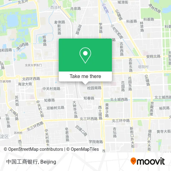 中国工商银行 map