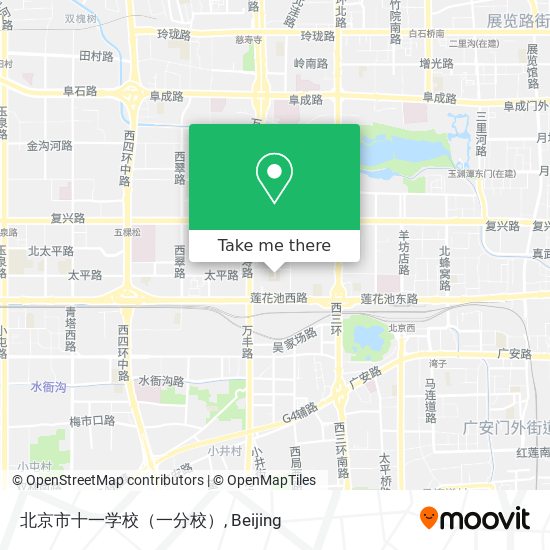 北京市十一学校（一分校） map