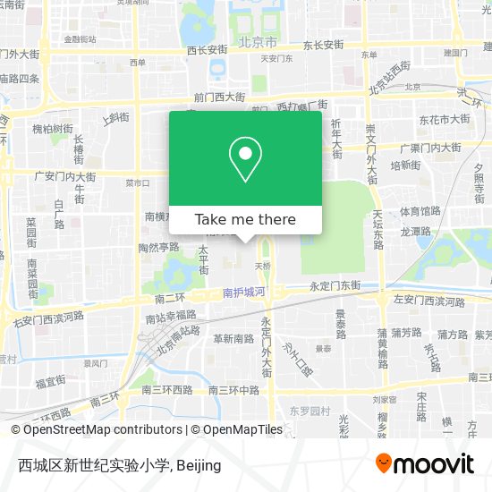 西城区新世纪实验小学 map