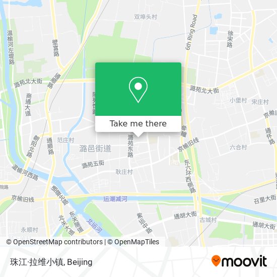 珠江·拉维小镇 map