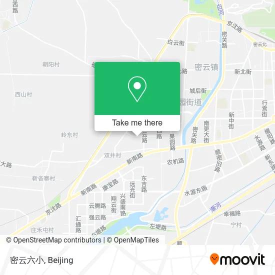 密云六小 map
