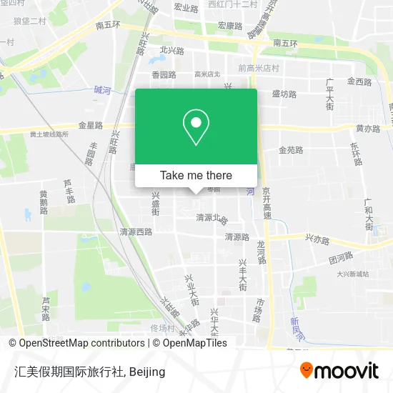 汇美假期国际旅行社 map