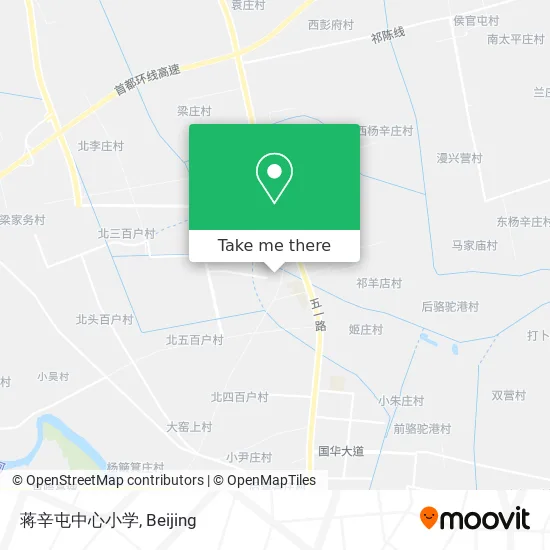 蒋辛屯中心小学 map