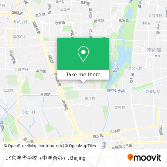 北京澳华学校（中澳合办） map