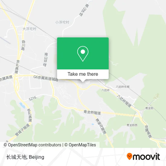 长城天地 map