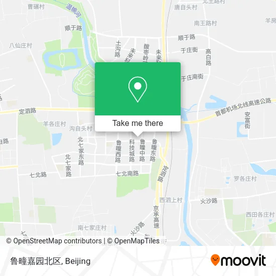 鲁疃嘉园北区 map
