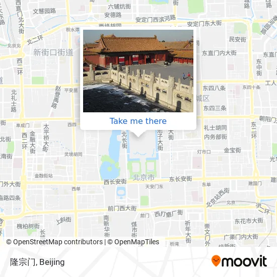隆宗门 map