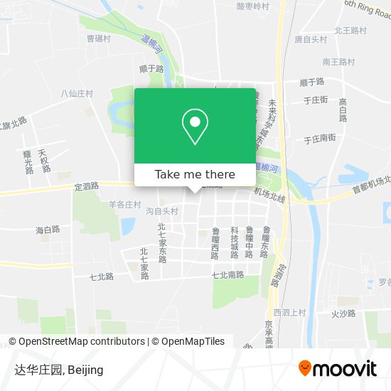 达华庄园 map