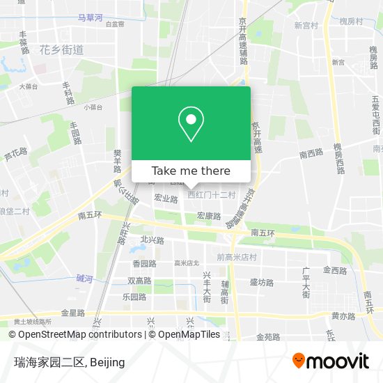 瑞海家园二区 map