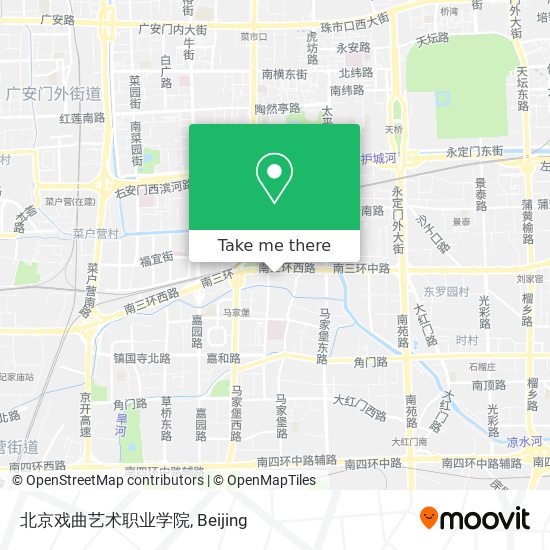 北京戏曲艺术职业学院 map