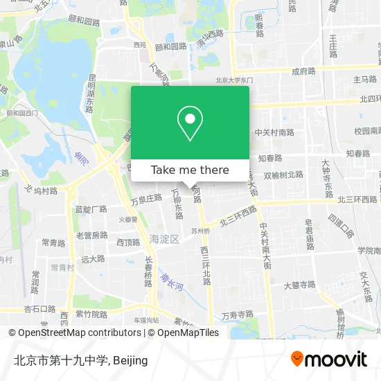 北京市第十九中学 map