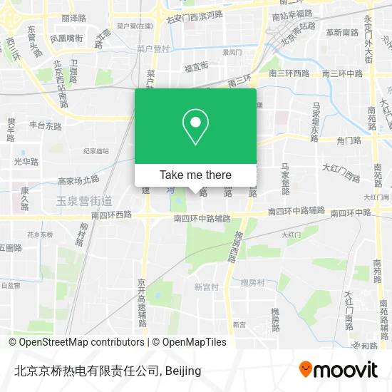 北京京桥热电有限责任公司 map