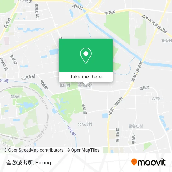金盏派出所 map