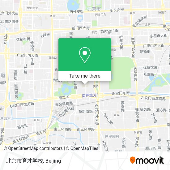 北京市育才学校 map