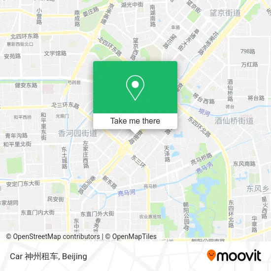 Car 神州租车 map
