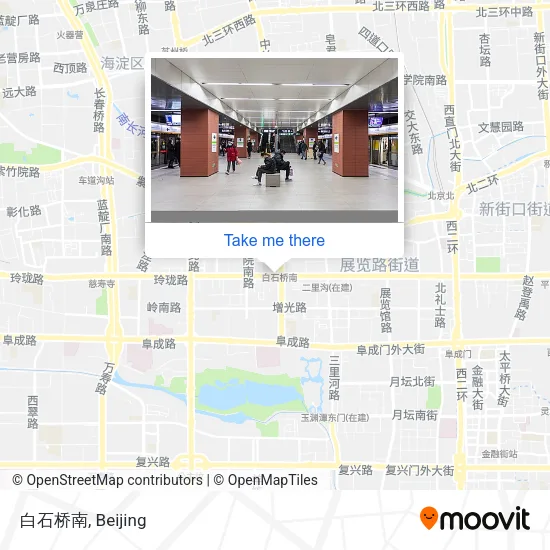 白石桥南 map