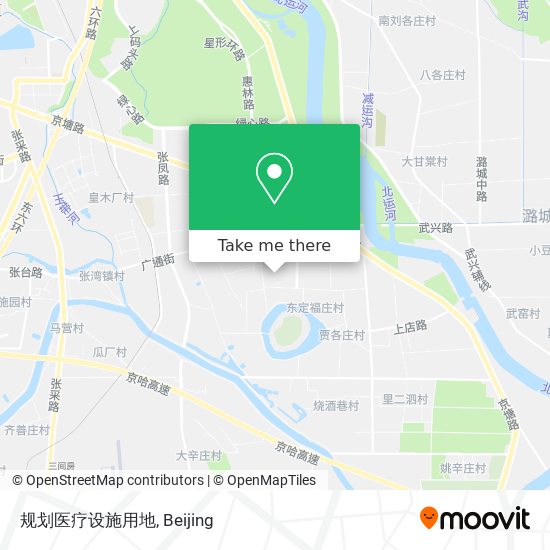 规划医疗设施用地 map