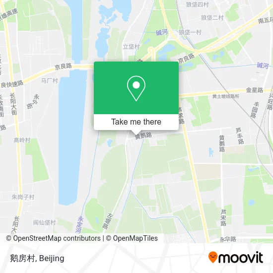 鹅房村 map