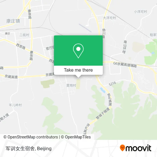 军训女生宿舍 map
