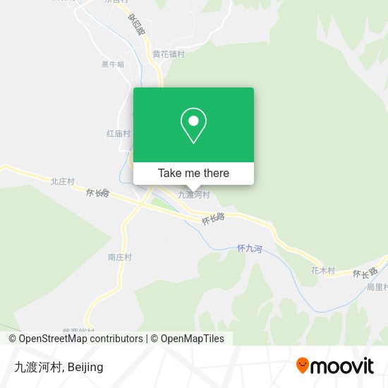 九渡河村 map