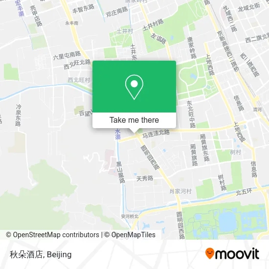 秋朵酒店 map