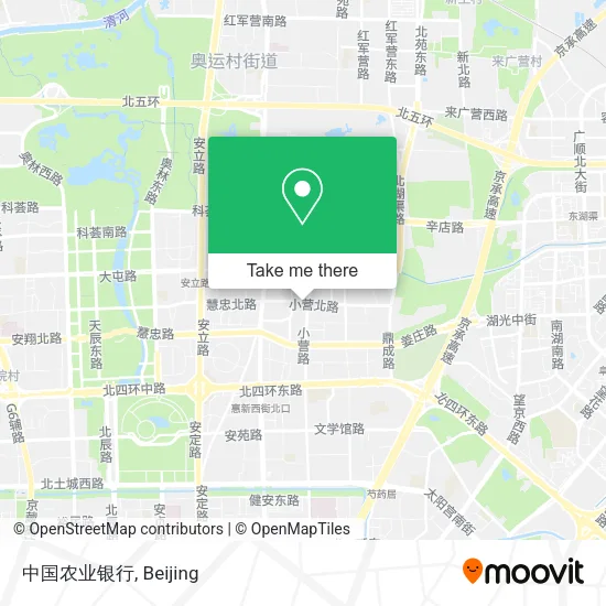 中国农业银行 map