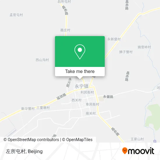 左所屯村 map