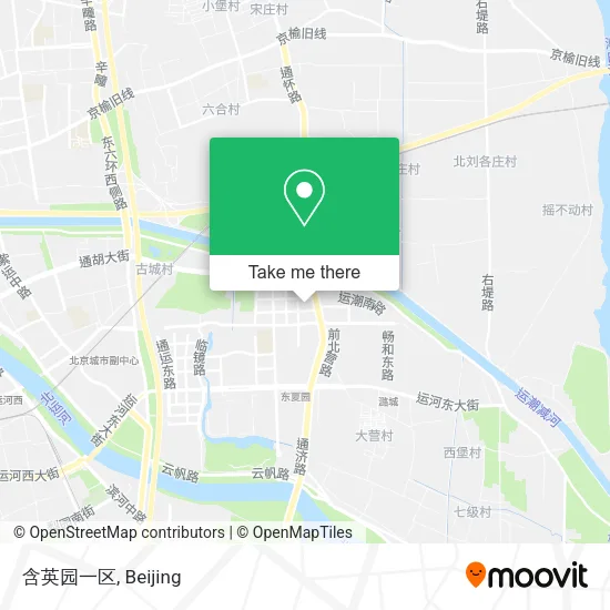 含英园一区 map