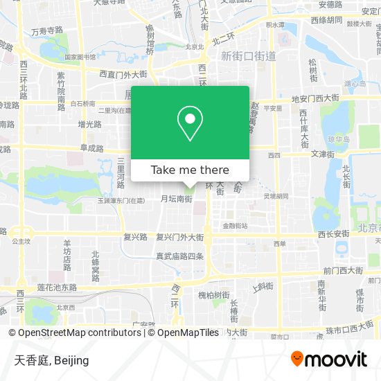 天香庭 map
