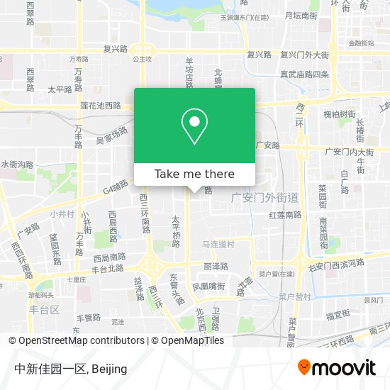 中新佳园一区 map