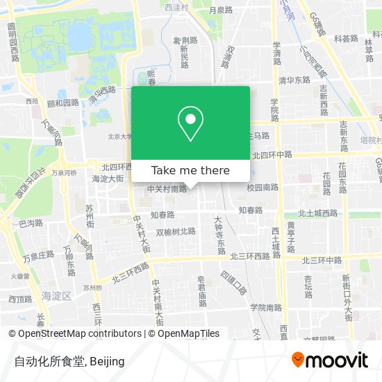 自动化所食堂 map