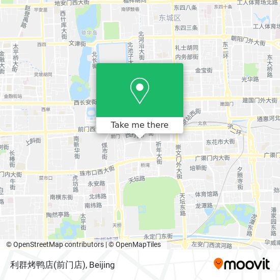 利群烤鸭店(前门店) map