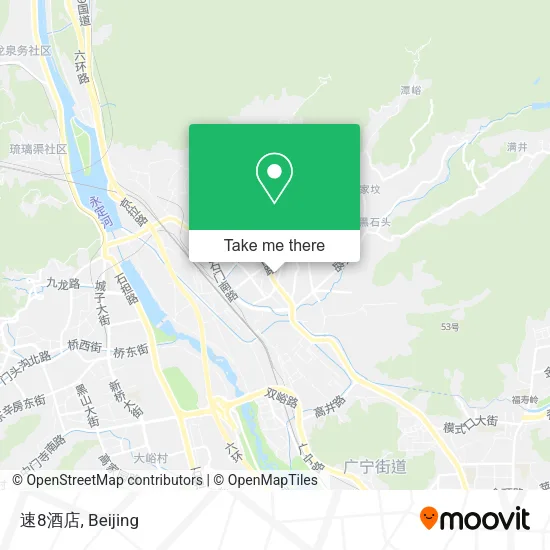速8酒店 map