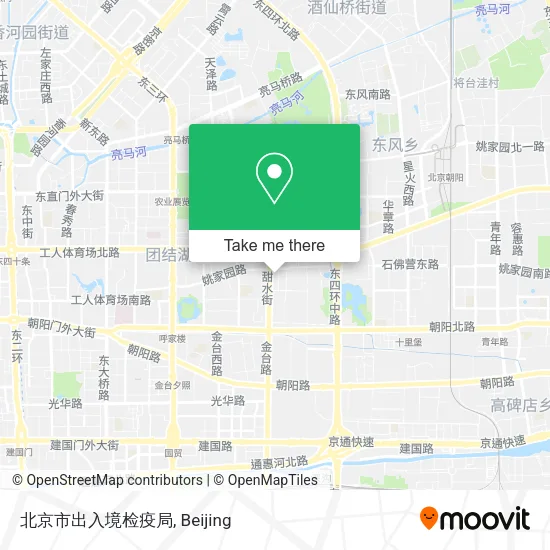 北京市出入境检疫局 map