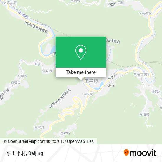 东王平村 map