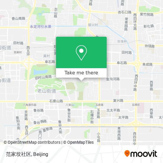 范家坟社区 map